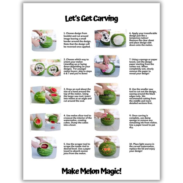 Mad Melons Original Watermelon Carving Kit - Image 3