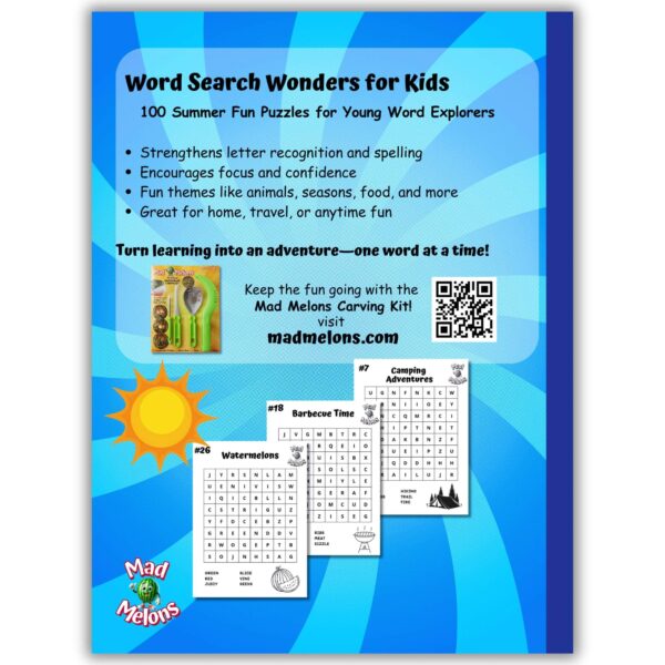 Summer Fun Word Search For Kids - Image 5