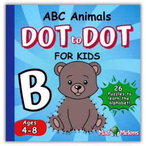 ABC Animals Dot to Dot For Kids