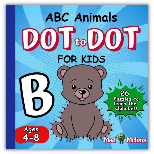 ABC Animals Dot to Dot For Kids