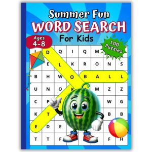 Summer Fun Word Search For Kids
