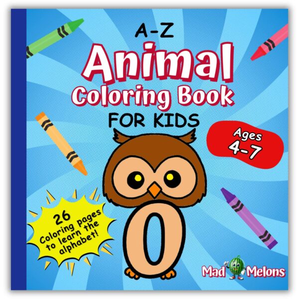 A-Z Animal Coloring Book for Kids