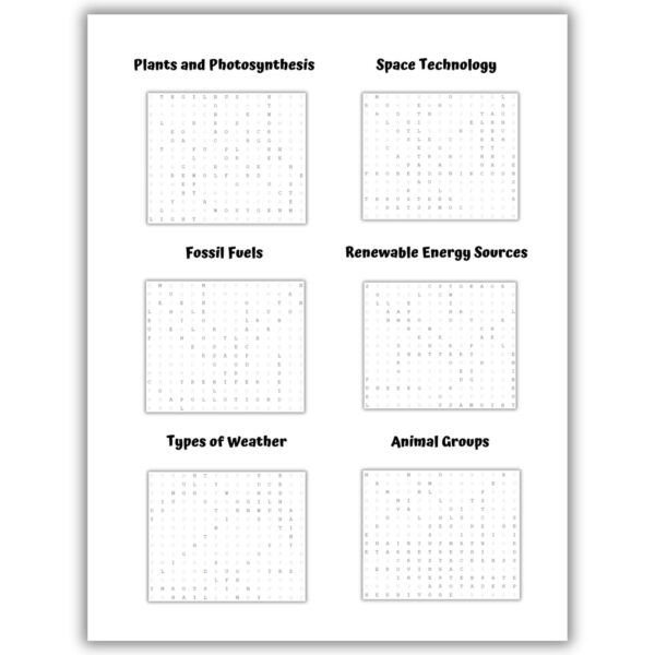 Fun With Science Word Search For Kids - Image 4